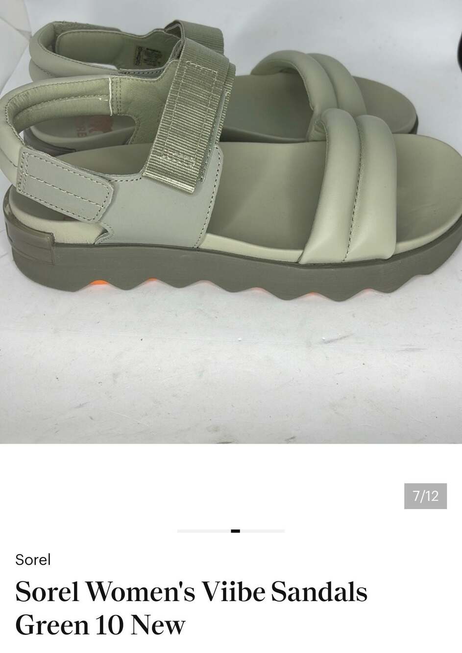 Sorel New vibe sandals 9.5 NWOB $113 MSRP - Picture 4 of 5